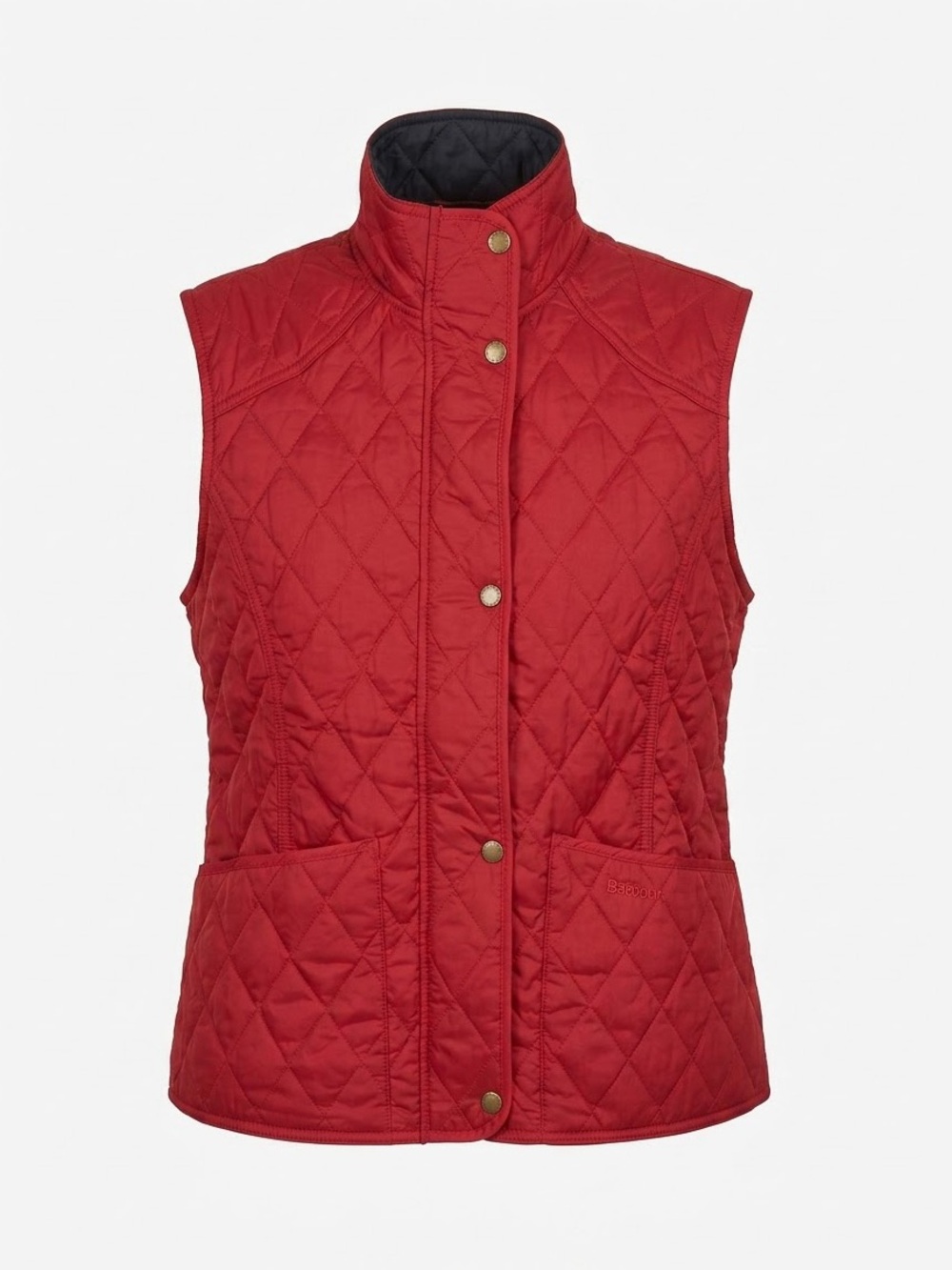 Barbour Women’s Quilted Vest Size 10 Red Fall winter